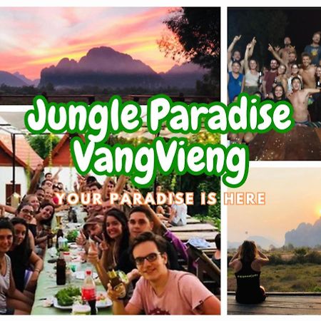 Jungle Paradise Vangvieng - Bungalows Vang Vieng Dış mekan fotoğraf