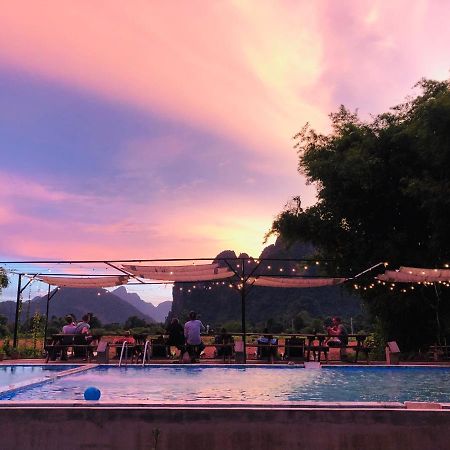 Jungle Paradise Vangvieng - Bungalows Vang Vieng Dış mekan fotoğraf