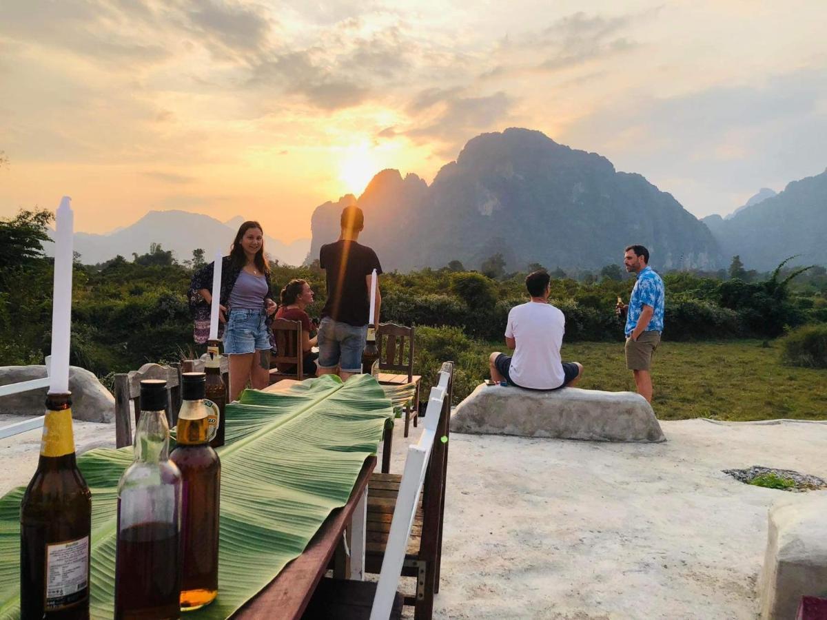 Jungle Paradise Vangvieng - Bungalows Vang Vieng Dış mekan fotoğraf