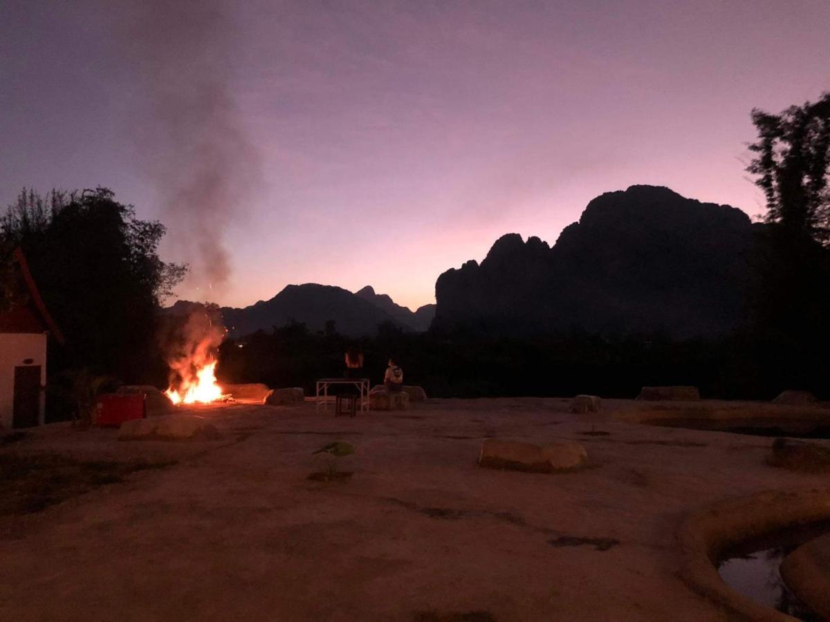 Jungle Paradise Vangvieng - Bungalows Vang Vieng Dış mekan fotoğraf