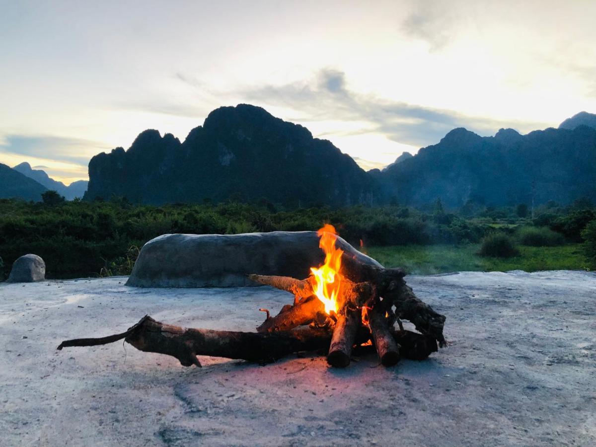 Jungle Paradise Vangvieng - Bungalows Vang Vieng Dış mekan fotoğraf